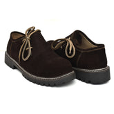 Country Maddox Classic Side Lace-Up Suede Shoes (Genuine Haferl shoe)